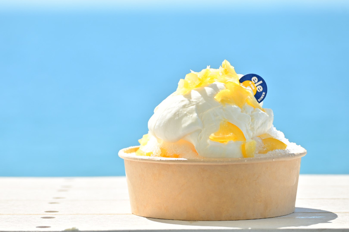 ▲「Diner&rsquo;s シェイブアイス　はちみつレモン味」