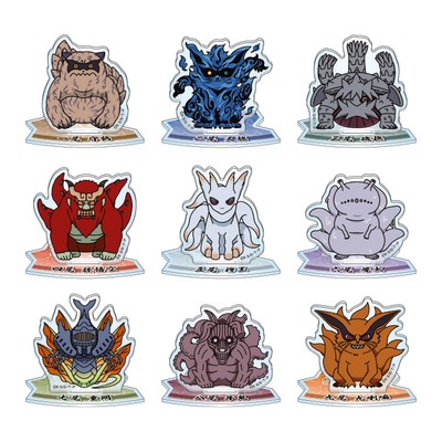 ▲忍里尾獣コレクション「つながるミニアクリルスタンド」/800円(税込)