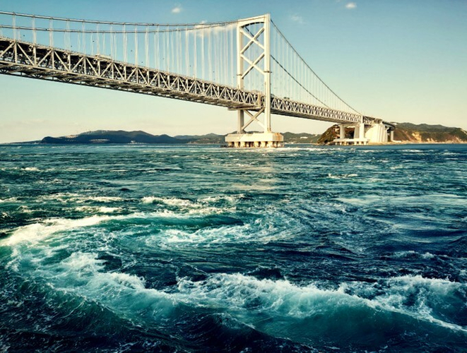 世界最大級の渦潮