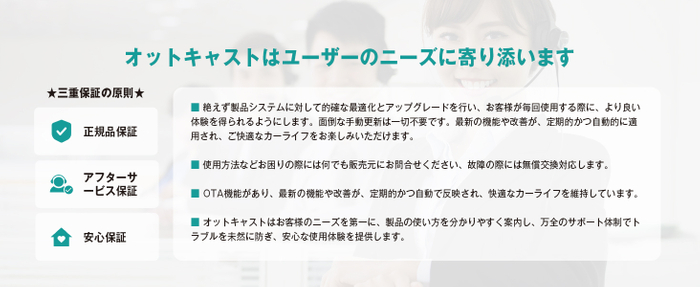 ユーザーに関心・オットキャスの態度