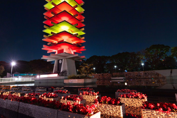 ～12/9 オリンピック記念塔ライトアップ