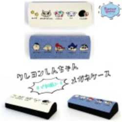 ちび刺繍が可愛いすぎる♫クレヨンしんちゃん好きのためのメガネケース！使えば使うほどお気に入りになります。