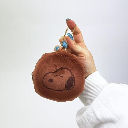 スヌーピーのシンプルな折りたたみエコバッグ