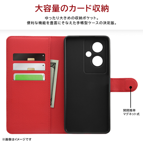 耐衝撃 手帳型レザーケース シンプル マグネット_仕様