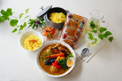 MtoMオリジナル商品「薬膳カレールー」調理例