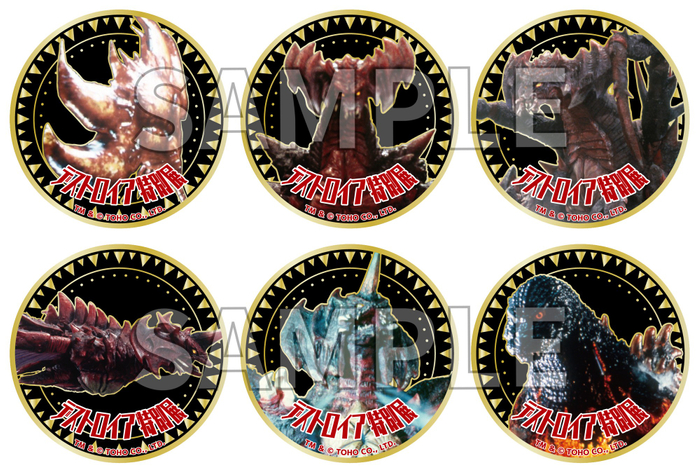 ▲メタル缶バッジ(ランダム全6種) 　／各880円（税込）