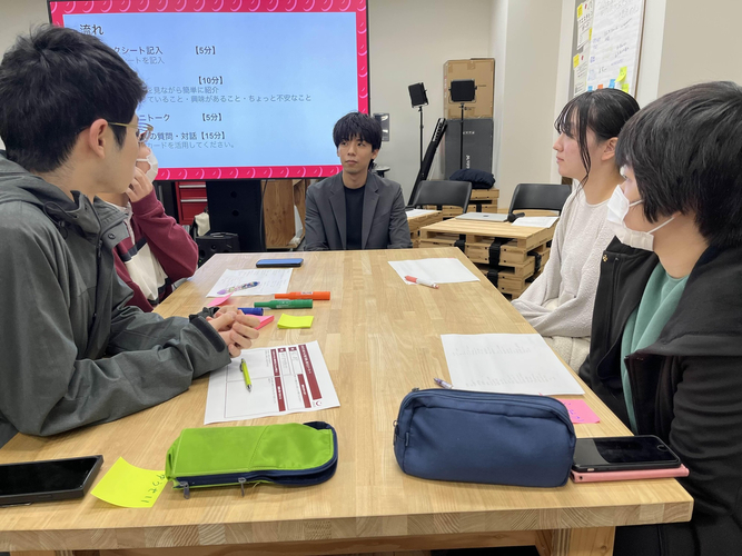 グループトークの様子