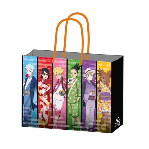 ▲「NARUTO＆BORUTO 忍里」5周年記念 オリジナルショッパー（裏）