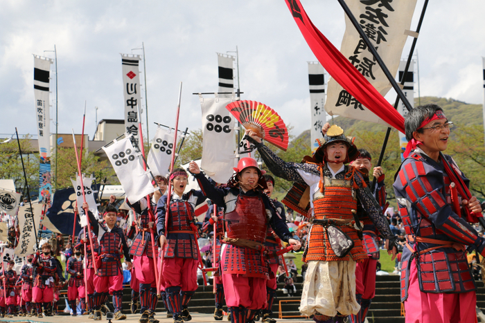 川中島合戦戦国絵巻の風景(2)