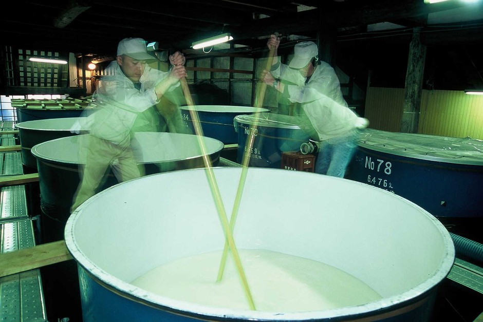 酒造りの様子