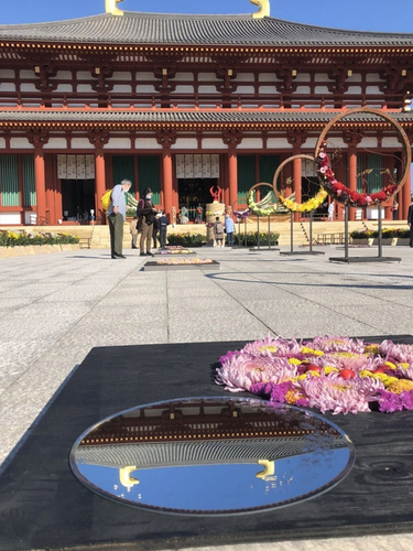 世界遺産 奈良「興福寺」でのフラワーアートを通じたフラワーロスの発信