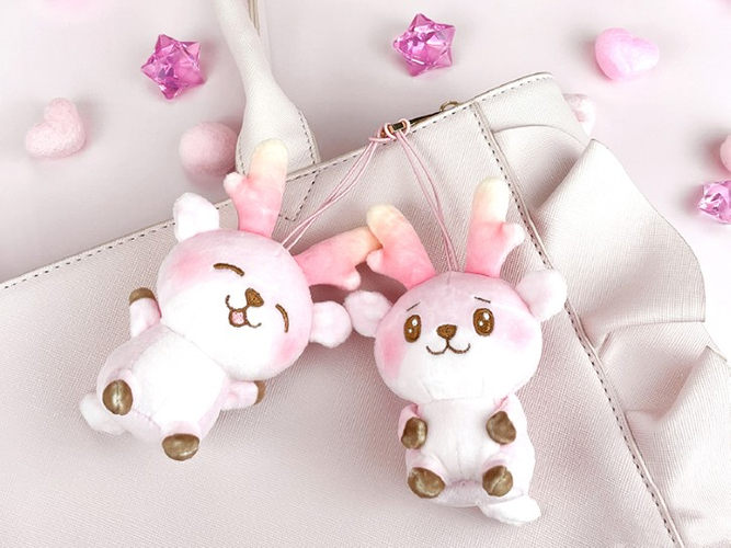 バッグに付けて一緒におでかけ