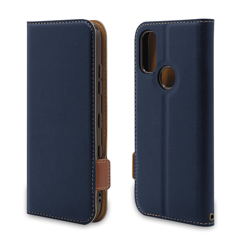 ネイビー&times;ブラウン