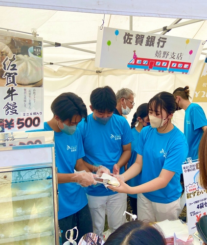 「西九州新幹線開業１周年記念イベントでの出店の様子」（2023年9月）