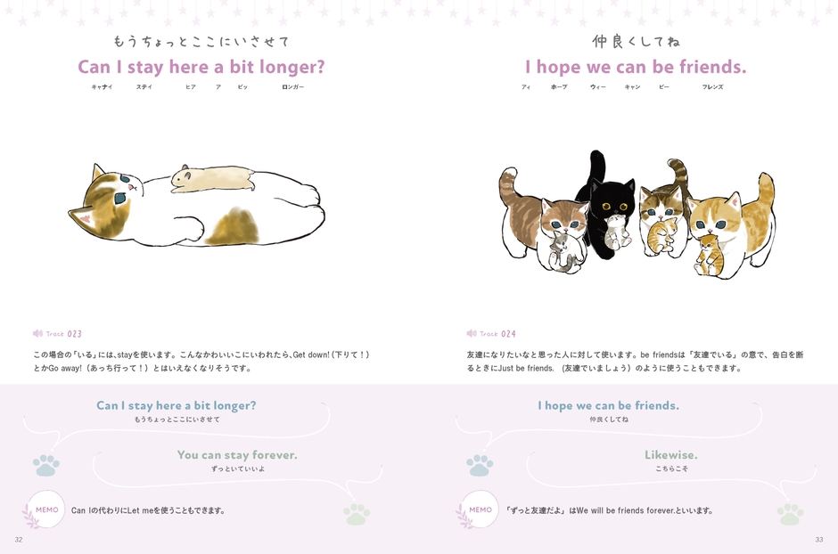 画像7_『mofusandの英会話』P32-33