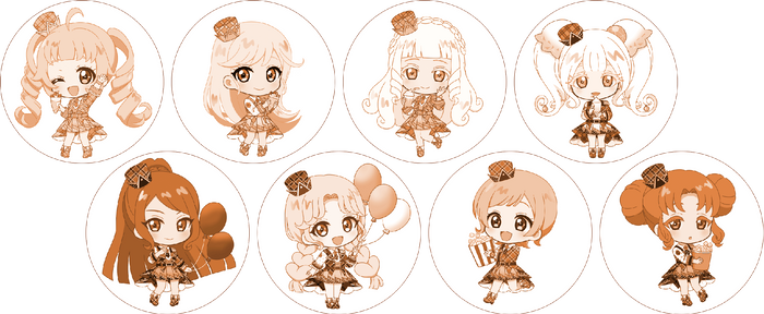 選べるキャラクターアートアイス（全8種）各900円