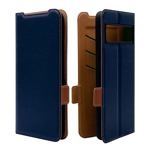 ネイビー&times;ブラウン