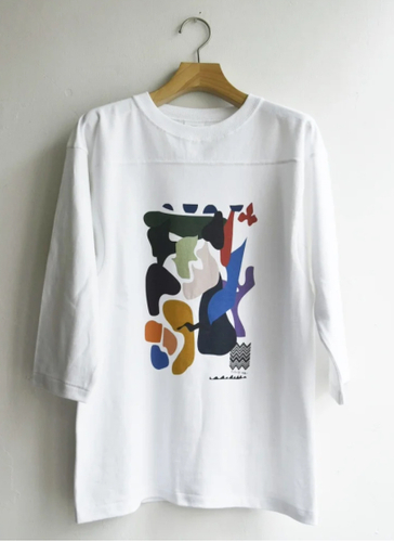 2024A/Wのオリジナルモチーフ　BECOME・DRAW（ビカム　ドロー）top/white&times;mix pallete