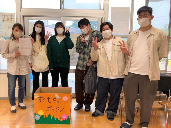 稲葉保育園へおもちゃ回収BOXを届けました(2023年6月2日撮影)
