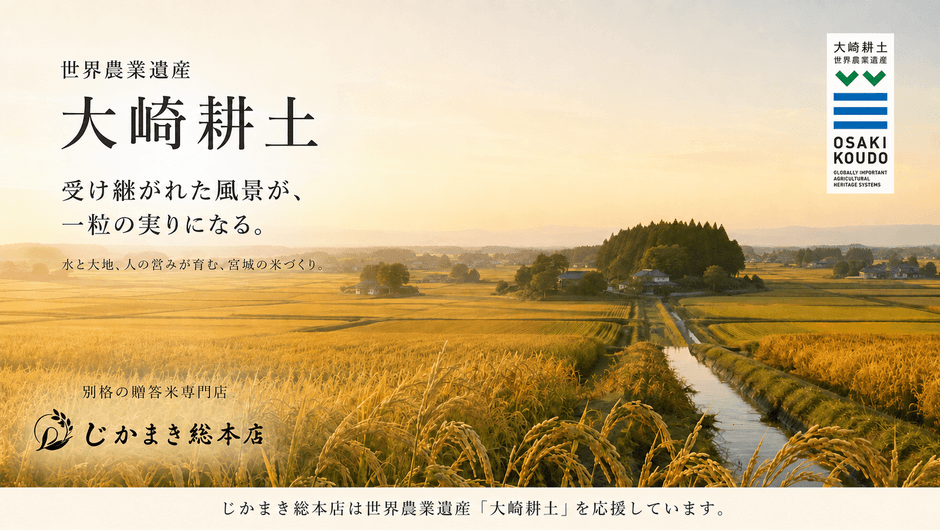 世界農業遺産「大崎耕土」宮城県美里町