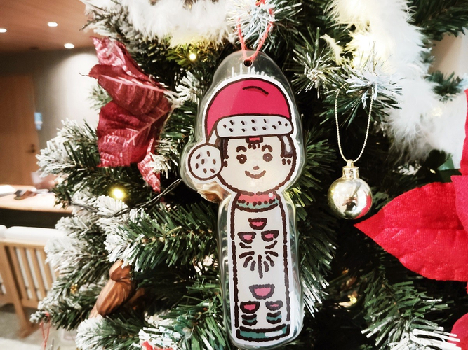 こけしクリスマスツリー