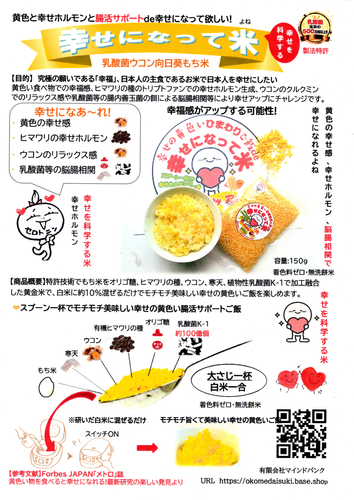 幸せになって米の概要書