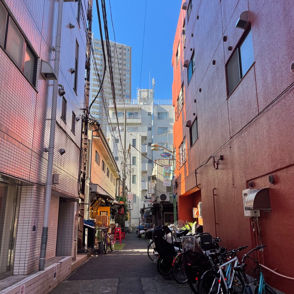店舗のある横丁