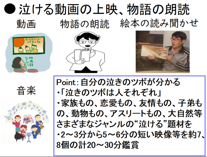 様々な手段を使って泣いてもらいます