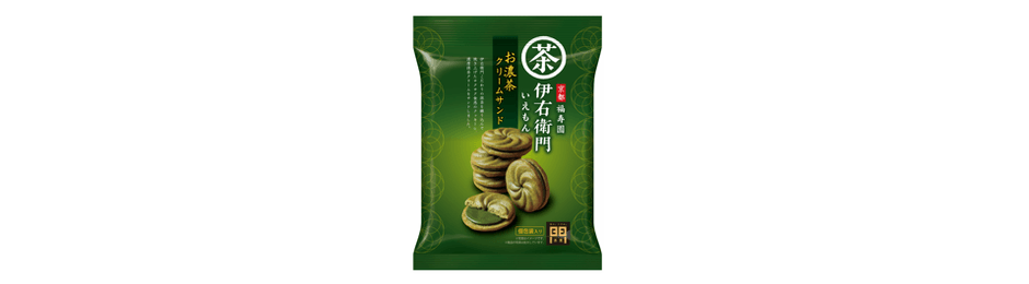 伊右衛門　お濃茶クリームサンド