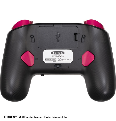 背面に2つの拡張ボタンとトリガー深度切り替えスイッチを搭載