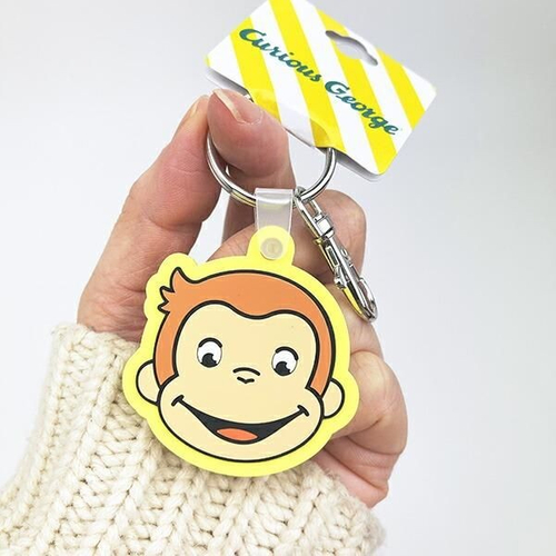 おさるのジョージラバーキーホルダー