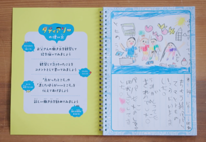 参加者が実際に描いたダディアリー