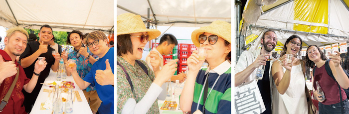 自分好みの割合でハイボールを楽しめる。