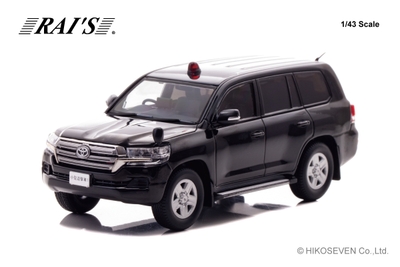 RAI'S 1/43 トヨタ ランドクルーザー GX (URJ202) 2017 警察本部警備部機動隊小型遊撃車両：左前