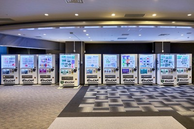 阪神高速 泉大津パーキングエリアに設置されたガチャCAN