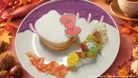 ハローキティがキュートなモンスターに変身！？
「HELLO KITTY SHOW BOX」秋限定パンケーキ
10月1日より提供開始