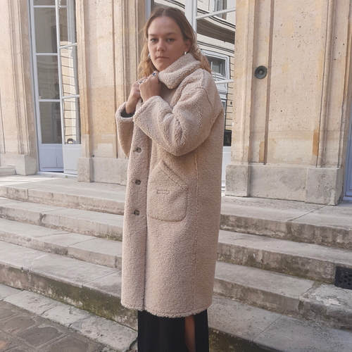 ラムボアファー　ロングコート