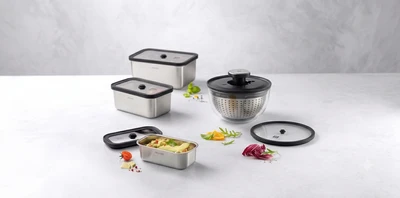 水切りした野菜を、そのまま真空保存 「FRESH & SAVE サラダスピナー」と 新シリーズ「真空ステンレス」を10月7日発売