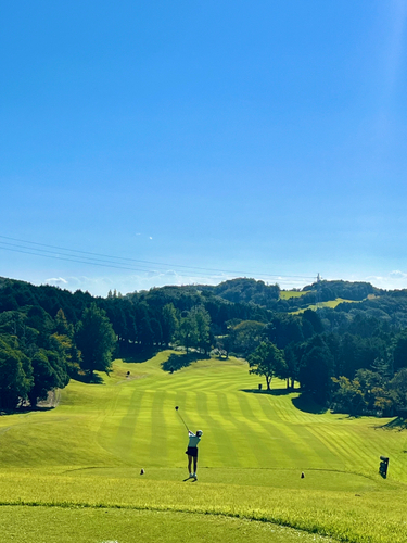 フェアウェイが4コース中一番広い、人気の海コース＆山コース