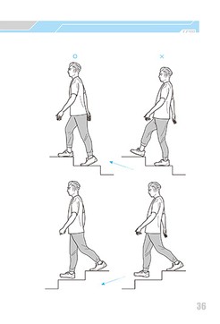 階段をつかうときも、お尻を意識