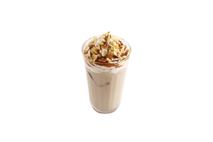 次郎のキャラメルみるくにツッコみラテ　715円