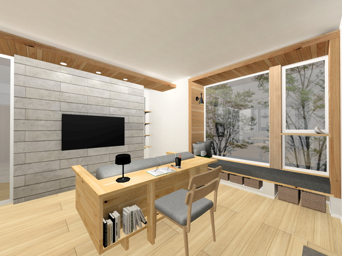 採光と採景を実現した大開口