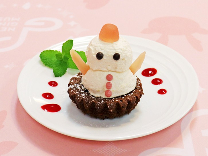 岩下の新生姜チョコブラウニー～雪だるまVer.～