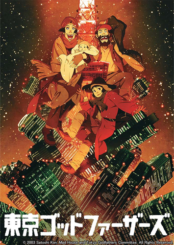 &copy; 2003 Satoshi Kon, Mad House and Tokyo Godfathers Committee. All Rights Reserved.