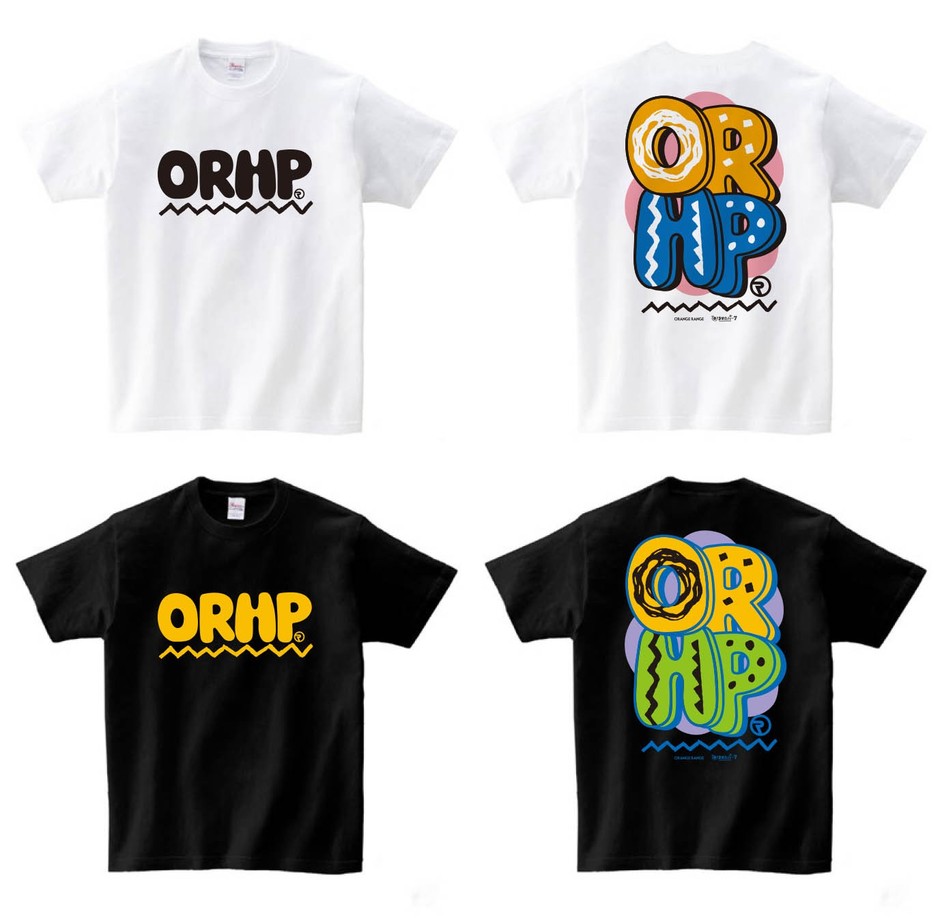 ORANGE RANGE×ひらかたパーク】 Tシャツ(ホワイト/ブラック) 税込3,800円
