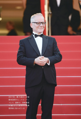 2017年、第70回カンヌ映画祭のレッドカーペットにて