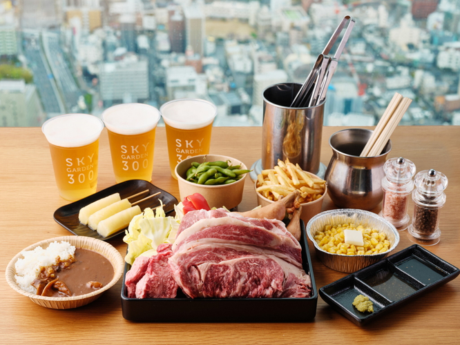 【黒毛和牛リブロースのプレミアムBBQプラン】