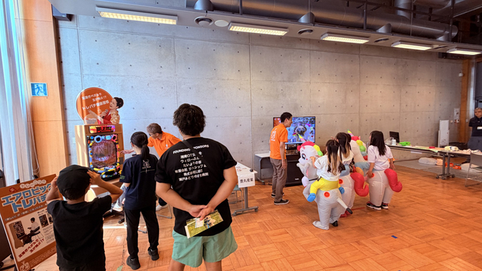 当日の豊丸ブースの様子　多くの方に楽しんでいただきました