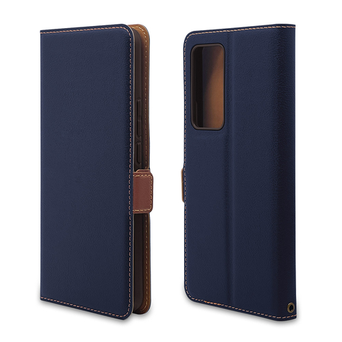 ネイビー&times;ブラウン