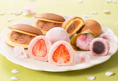 春の桜菓子